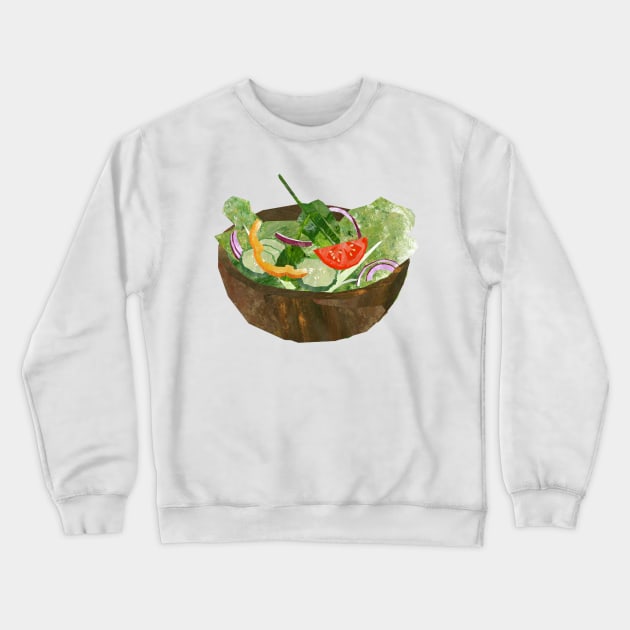 Salad Crewneck Sweatshirt by Babban Gaelg